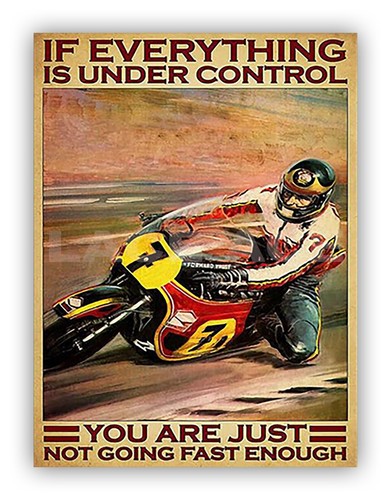 Funny motorcycle racing metal - motorcycle,