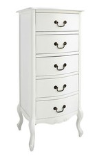  FRENCH Furniture, Stunning White bedside table, chest of drawers, wardrobe, bed