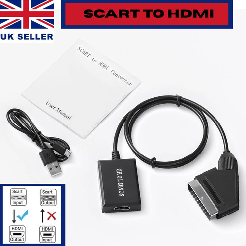 Scart hdmi converter cable - to,