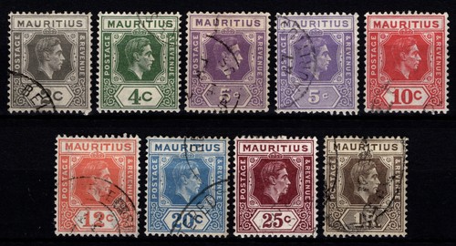 Mauritius 1938 george - mauritius, 1938-49