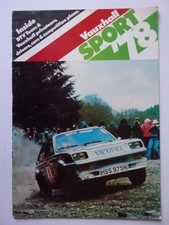 VAUXHALL SPORT 1978 orig UK