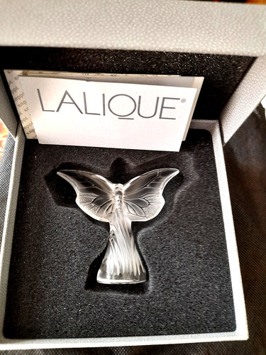 Lalique papillon rosee - papillon,
