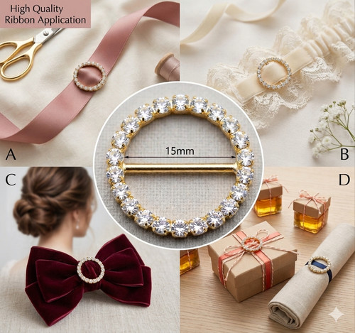 Rhinestone diamante gold - rhinestone,