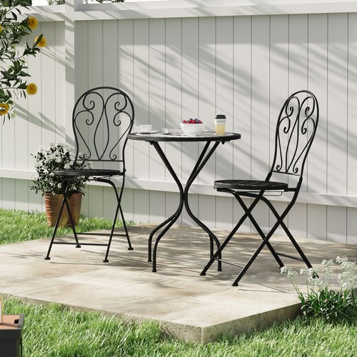 Round side coffee - patio, decor