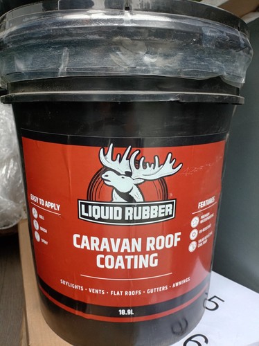 Liquid rubber caravan roof - rubber, rv