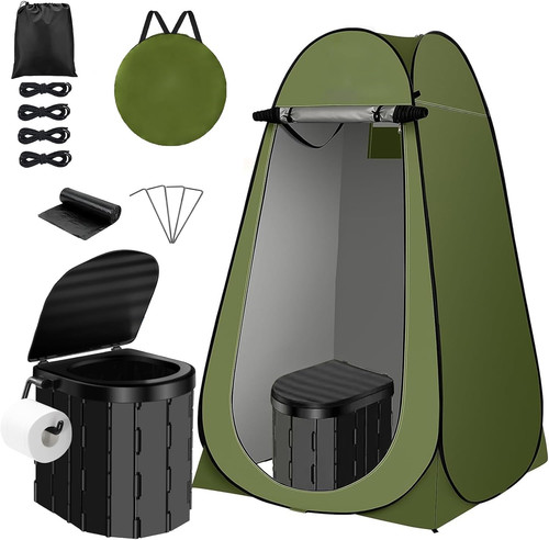 Portable toilet kit - toilet, kit,