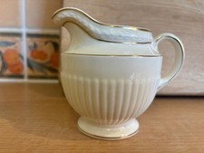 Wedgwood Of Etruria & Barlaston Milk Jug- Edme - Gold Trim