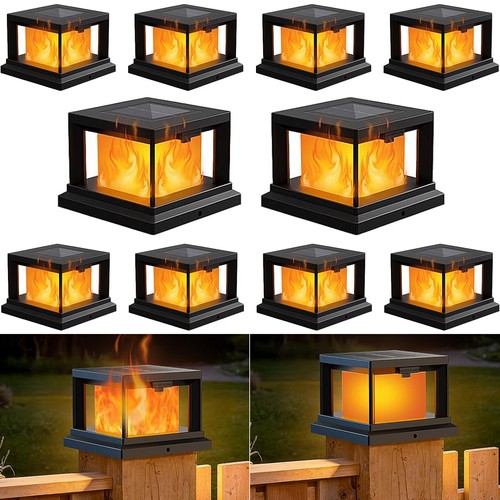 4x4 led solar deck - solar, post