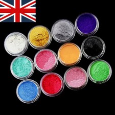 12 Colour Set of Mica Powder