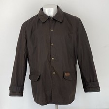RM Williams Dryskin Wax Jacket Brown Oilskin Size 3XL Mens Coat Australia
