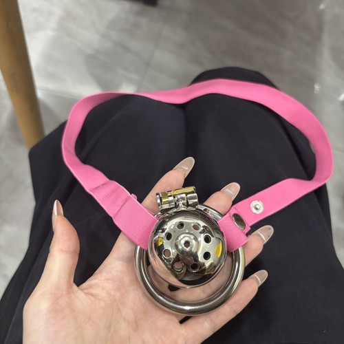 Metal male chastity belt - male, cage