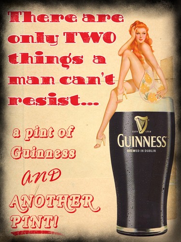 Funny guinness metal wall sign - funny,