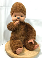 Vintage Tiemi Plush Doll Vinyl Face Hands Feet Finger/Thumb Sucking 15” Tall