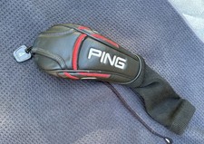PING GOLF KARSTEN 4 HYBRID HEADCOVER BLACK RED **GREAT CONDITION** 4H