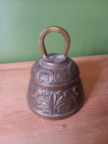 Vintage brass sanctuary bell - brass,