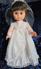Bradgate Palitoy 14"  Bride Doll  Vintage 1960s - "I Walk" - Very Good Condition
