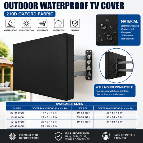 65 waterproof - 65'',
