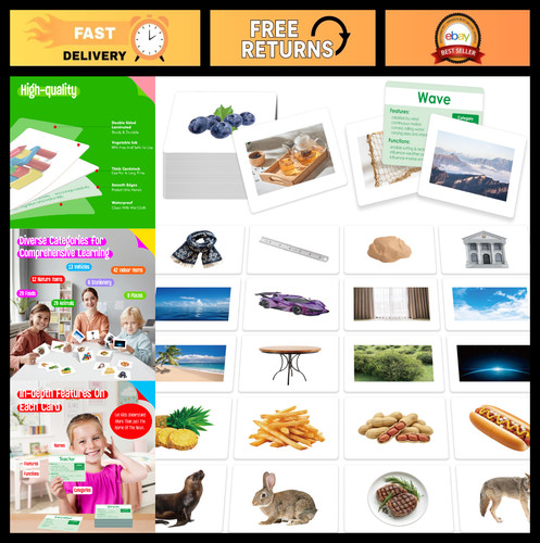 140 picture word flashcards - 140,