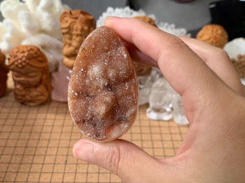 Natural citrine geode quartz - natural,