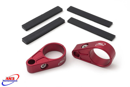 As3 front brake line clamp - front,