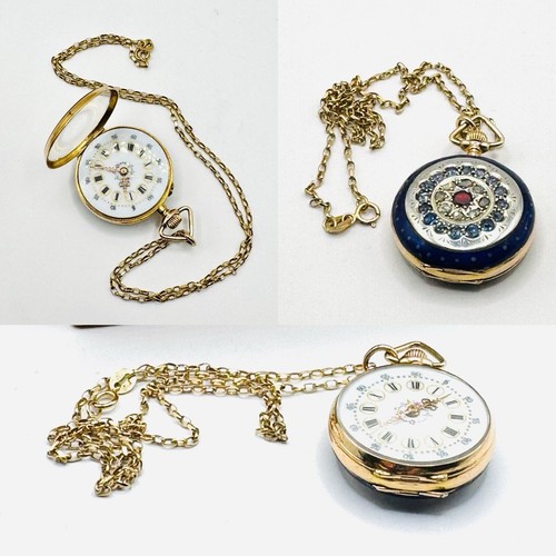 18ct gold jewelled - 18ct,