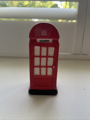 Red british telephone box - , coin