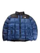The North Face Jacket Nylon Blue Mens XL Nuptse 800 Summit Series Puffer Vintage