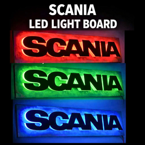 Scania led bulkhead sign - scania,