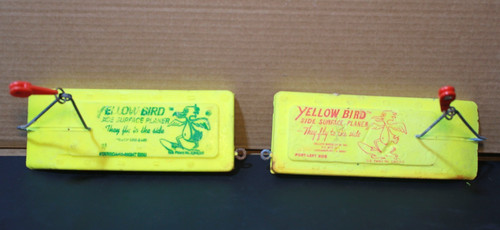 Vintage yellow bird - bird, side