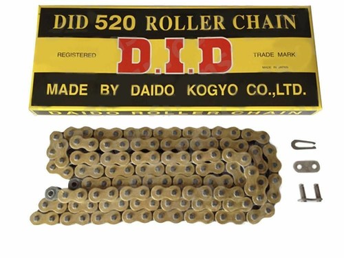 Did 520 chain gold heavy - chain,