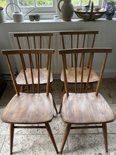 Ercol set wooden dining - 4,