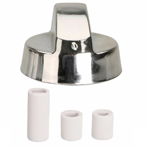 Silver oven hob knob gas - silver,