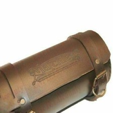 Tool Bag Roll Brown Leather