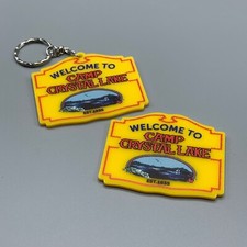 Friday 13th inspired Camp Crystal Lake Keyring or Magnet. HORROR