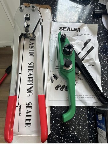 Pallet box strapping sealer - pallet,