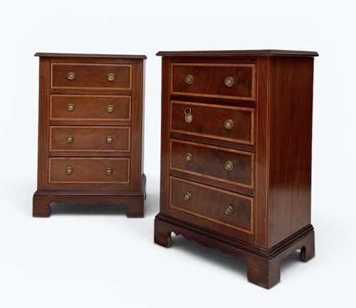 Vintage pair inlaid - pair,