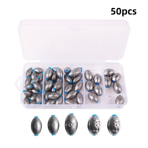 50pcs box oval - 50pcs/box, fishing