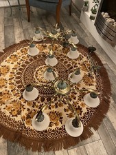 Pair Vintage Solid Brass