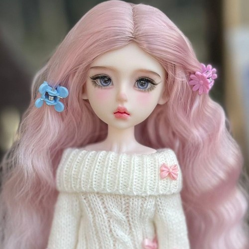 Inch height girl doll curly - 12,