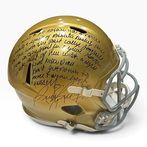 Rudy ruettiger signed notre - signed,