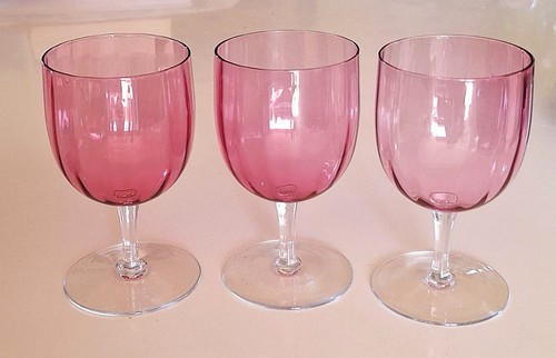 Vintage set cranberry - set, of