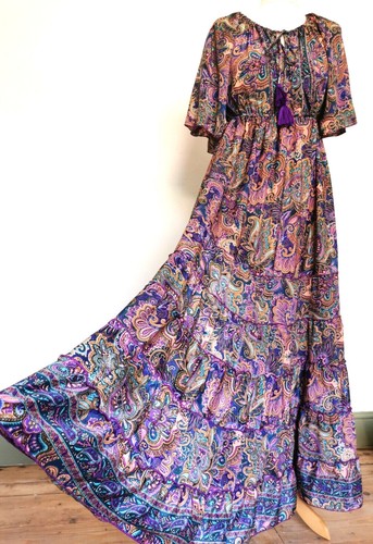 Long maxi dress purple - long,