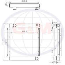 Radiator for JCB 8008