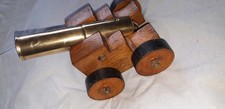 Handmade 6" Brass Cannon -