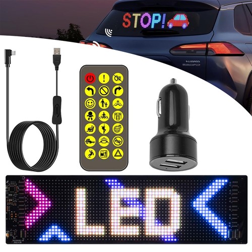 Car rgb led sign scrolling - led,