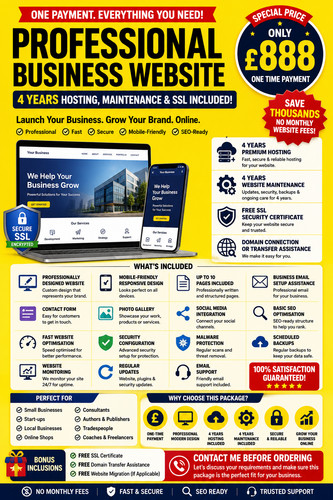 Professional business website - professional,