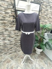 Paper Dolls Retro 60s Style Navy White Wiggle Dress Size 16 Occasion Party 
