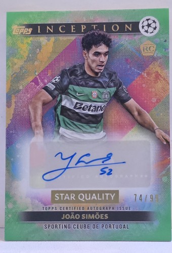 Topps inception joao simoes - inception,