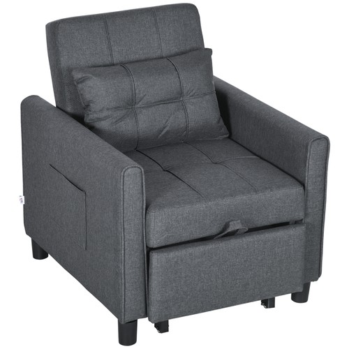 Homcom pull out chair - homcom, bed