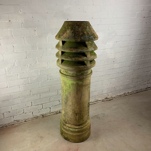Large antique buff vented - large,